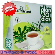 9,40€ Té Guarani plan 30 Dias para adelgazar Comprar 60x3 gr